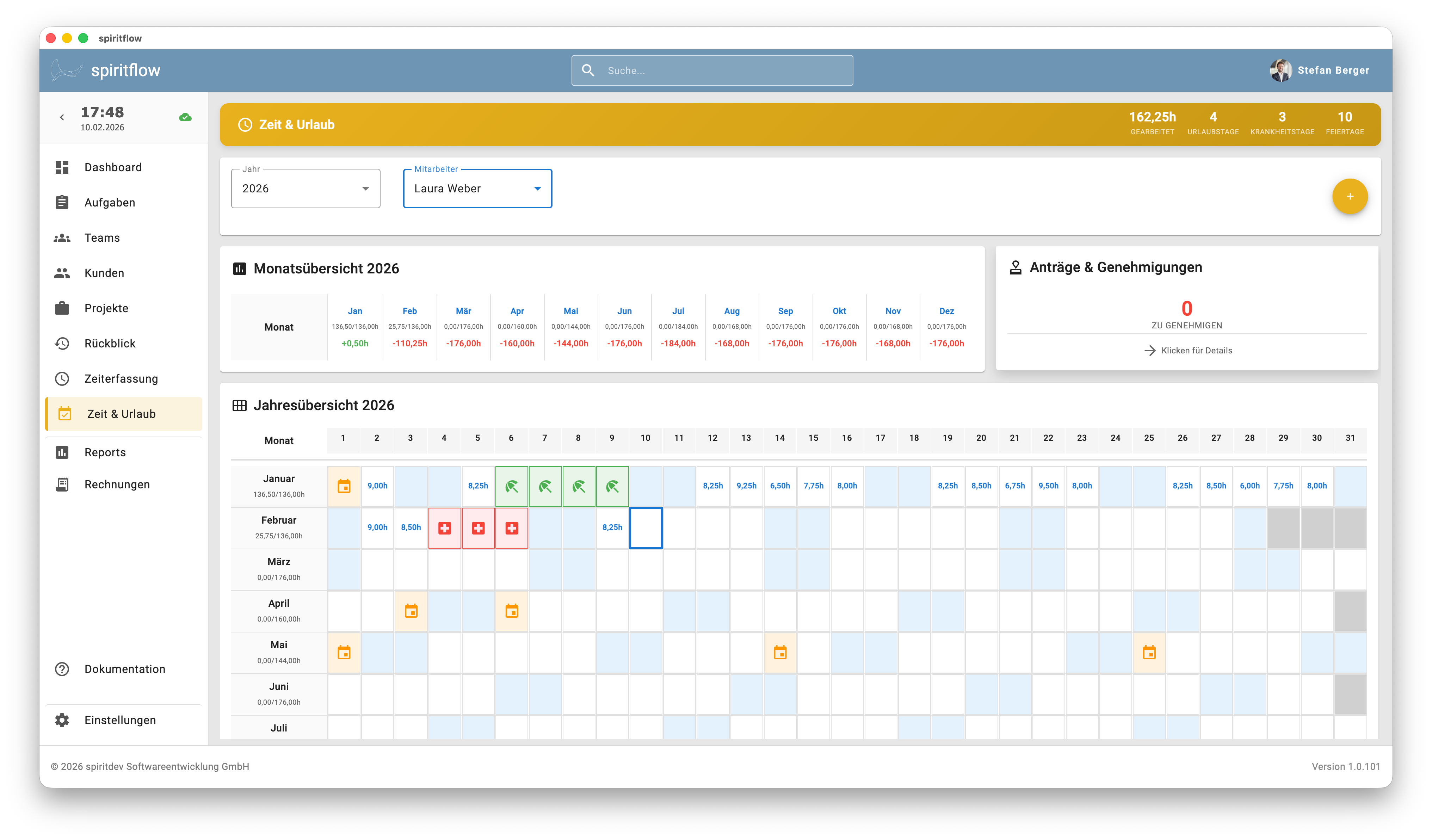 spiritflow Zeit & Urlaub